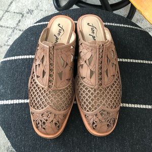 Free people mules paramount slip on size 9